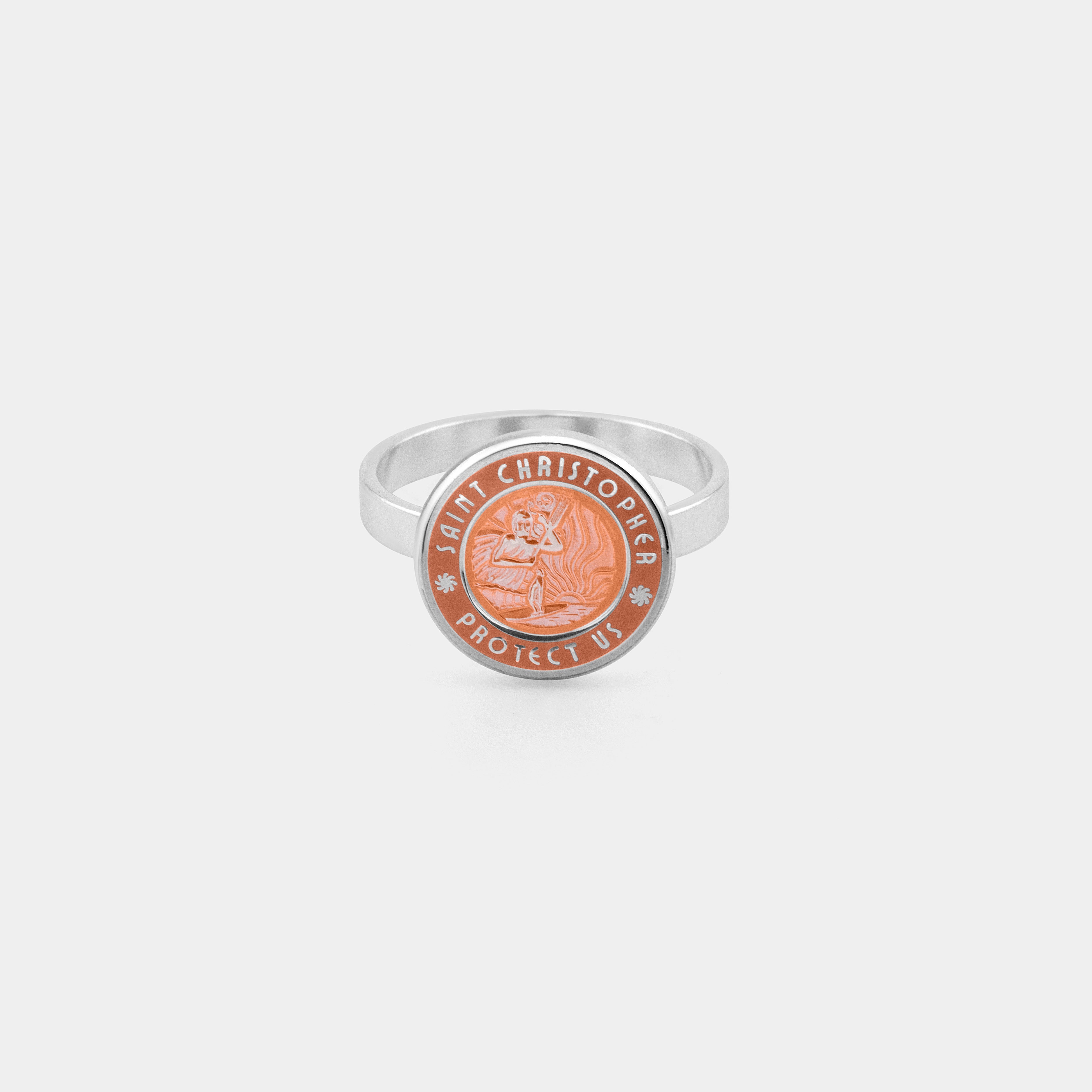 St. Christopher Ring - Guava / Guava