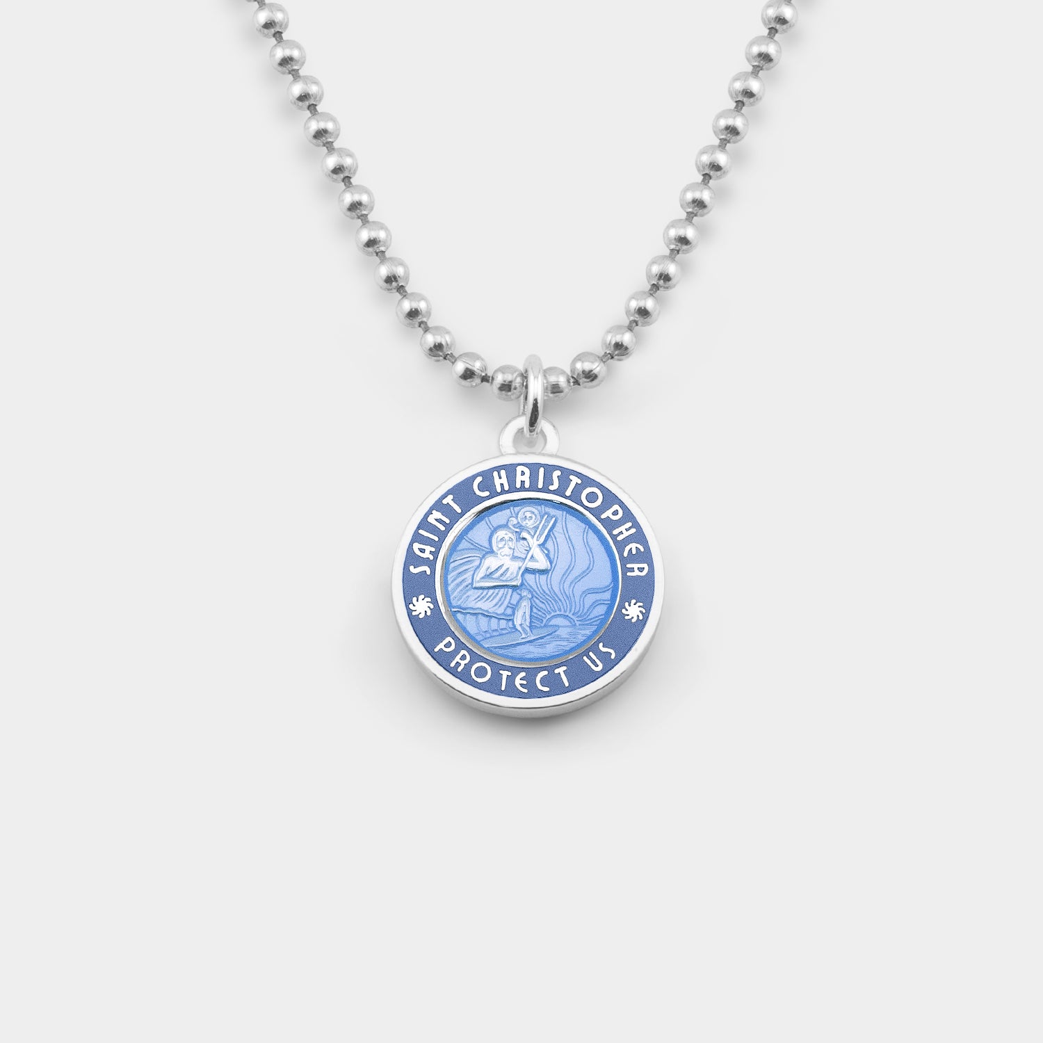 Medium - Denim Blue Surf Necklace